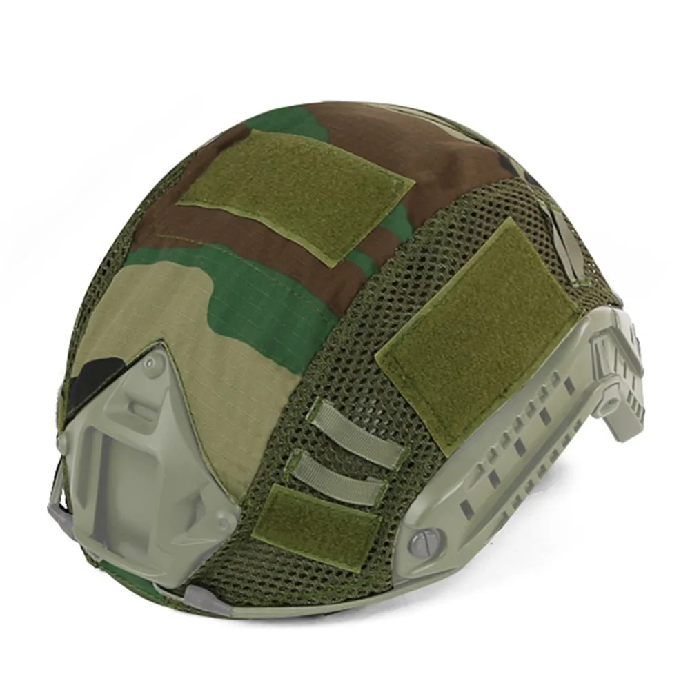 ยุทธวิธีหมวกกันน็อก52-60ซม.หมวกนิรภัย Airsoft Paintball Wargame เกียร์ CS หมวกกันน็อกอย่างรวดเร็ว10สี