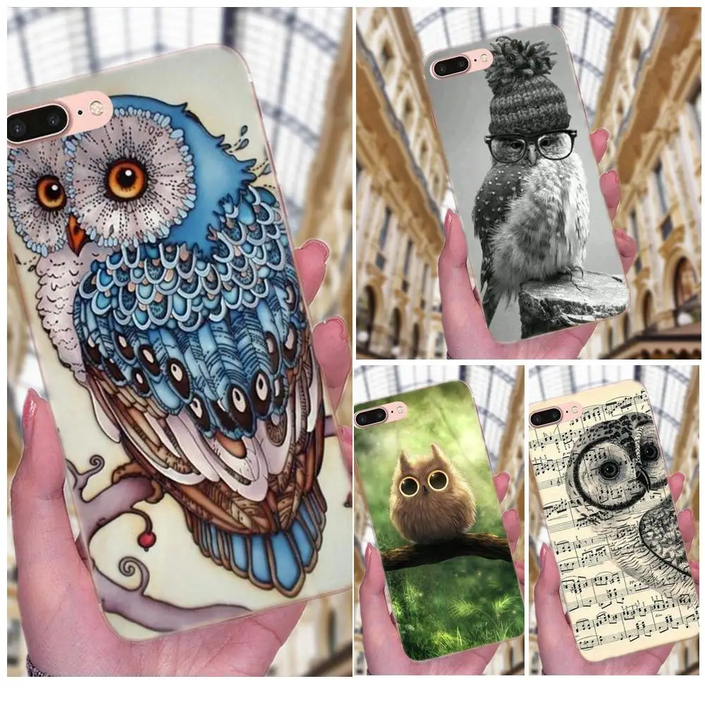 Мягкие чехлы для телефонов LG Nexus 5 5X G2 G3 mini spirit G4 G5 G6 K4 K7 K8 K10 2017 V10 V20 V30 Stylus Animal Owl на