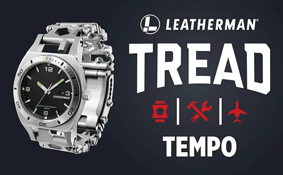 Часы LEATHERMAN-Tread Tempo, Настраиваемые многофункциональные часы