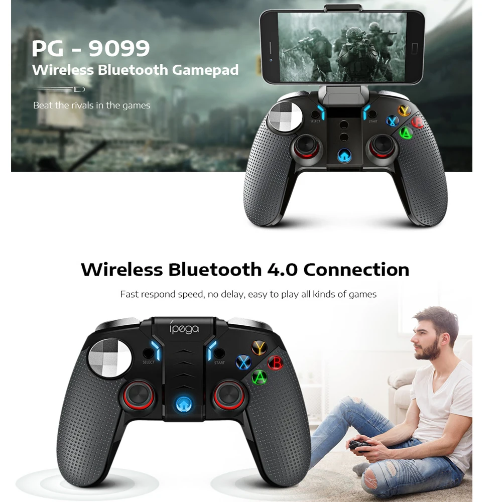 IPEGA PG 9099 беспроводной игровой контроллер с Bluetooth Телескопический джойстик для