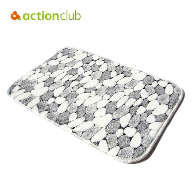 PVC Mesh Coral Fleece Floor Mats Bathroom Ground Mat Fashion Pattern