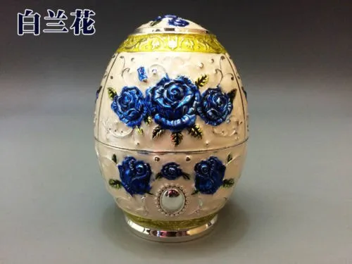 2 цвета синий/голубой китайский классический ручной работы Европейский стиль форма яйца Автоматическая Подставка Для Зубочисток