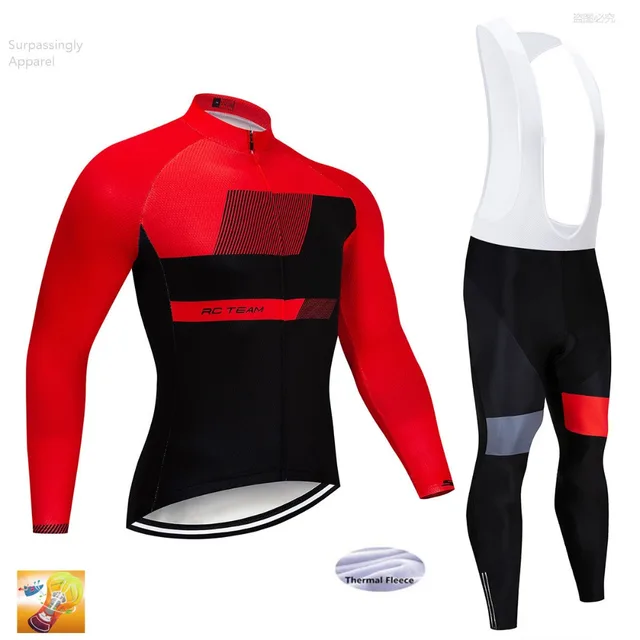 US $31.65 Outdoor Racing Team Sports Bicycle Cycling Clothing Pant Suit Winter Sets Men Bike Set Cycling Jers