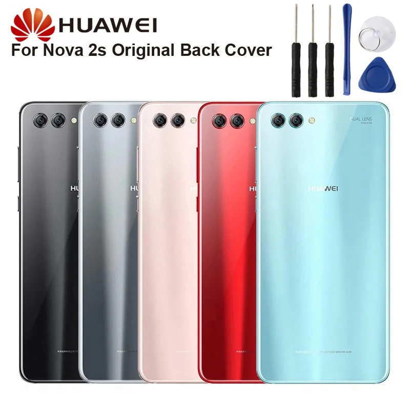 

Huawei Original Back Battery Cover Housing For Huawei NOVA 2S Nova2S Battery Back Rear Glass Case