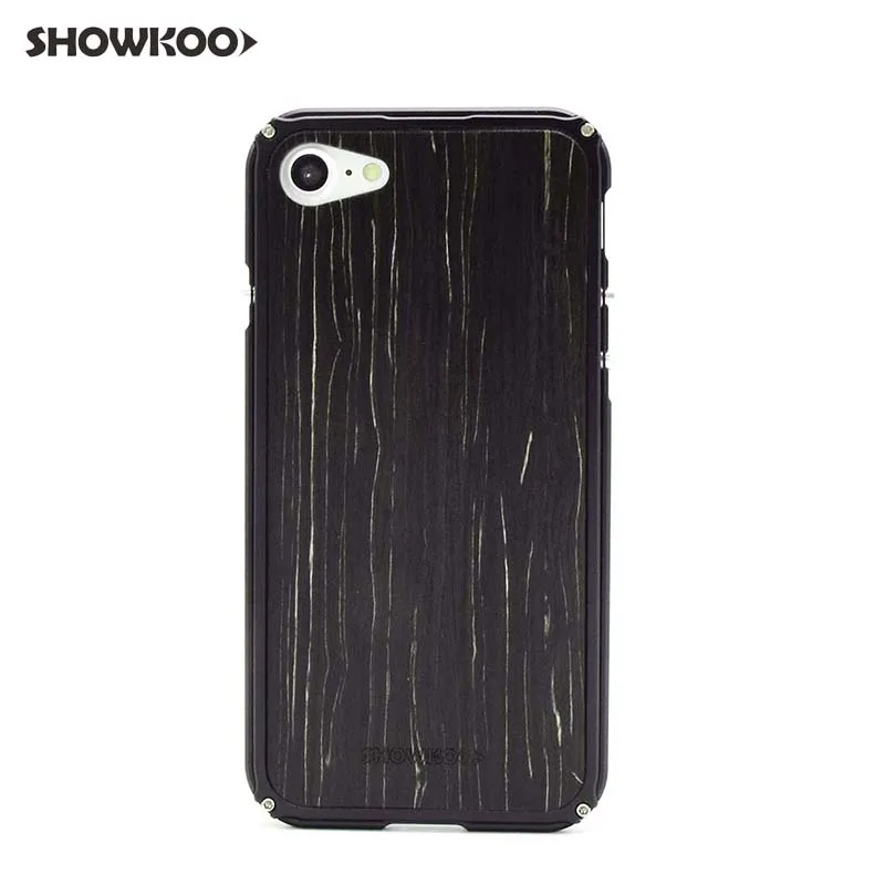 Showkoo 10PCS/LOT Retro Wooden Phone Case for iPhone 8 7