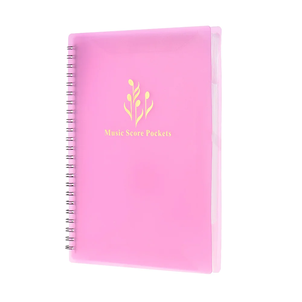 

4-color Multifunctional Music Score Holder A4 Size Paper Sheet Document File Organizer Folder with 40 Pockets