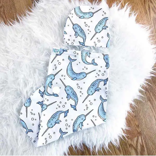 Для новорожденных милый пеленать Одеяло пеленка для сна муслиновая пеленка+ шапочка, 2 шт