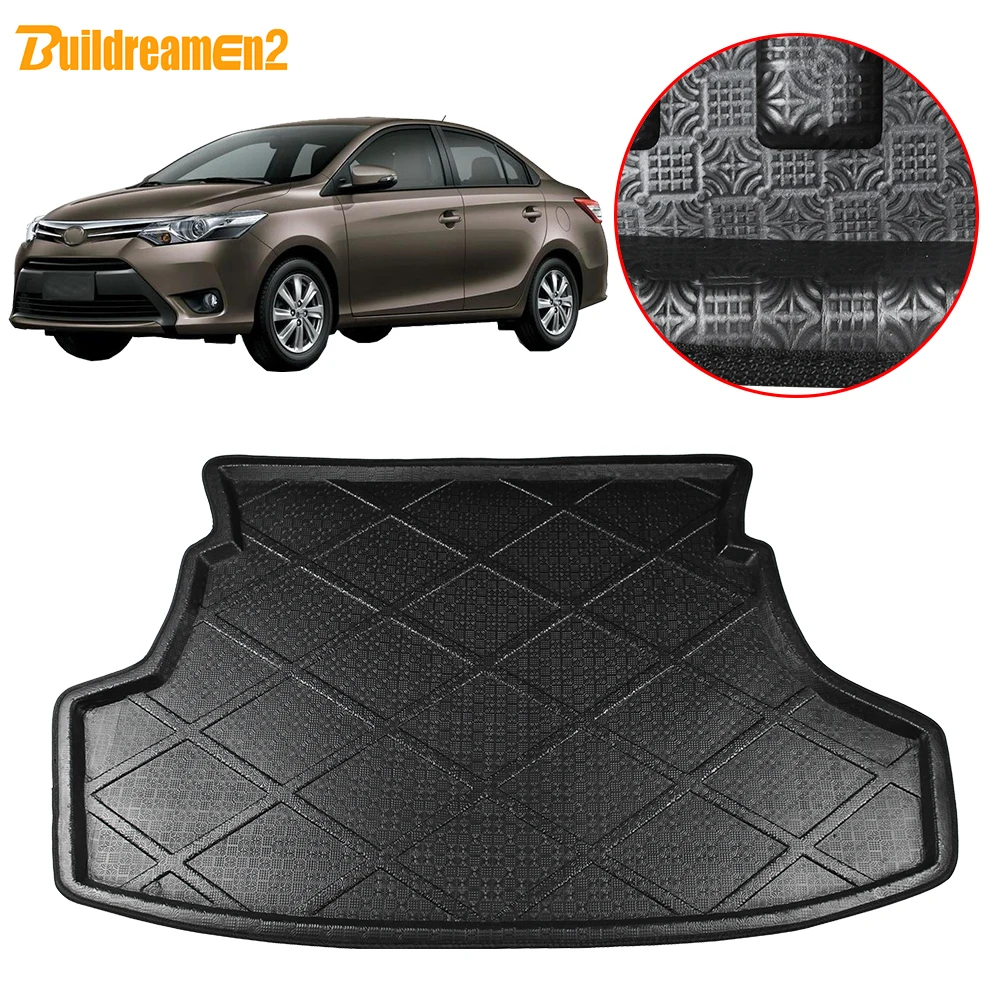 Buildreamen2 для Toyota Yaris Vios Belta Limo Sedan XP90 автомобильный коврик багажника напольный