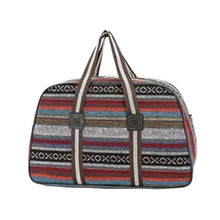 Wobag модная мужская дорожная сумка женская Большая вместительная сумка для хранения цветная полоса короткий светильник для багажа