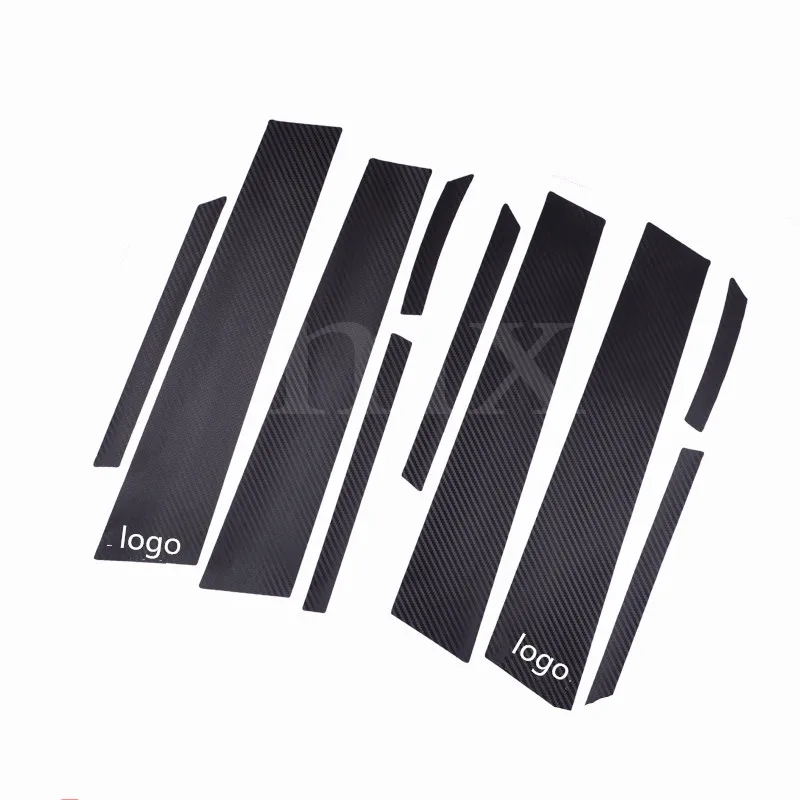 

Carbin Fibre Exterior Window Pillar Protective Sticker For Honda Civic 9/8th BA055
