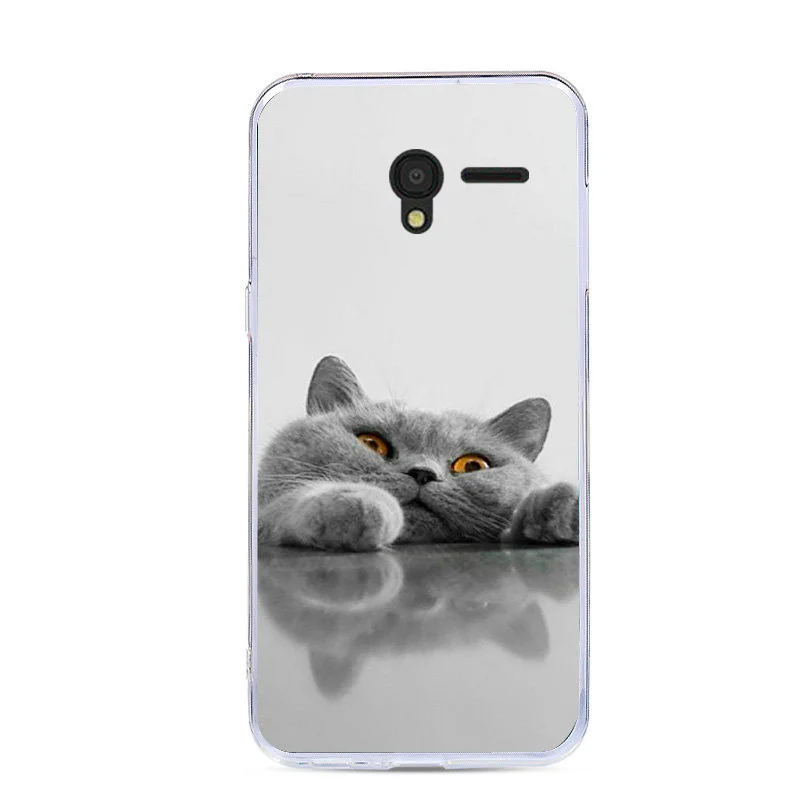 Чехол для Alcatel OneTouch Pixi 3 4 5 дюйма мягкий силиконовый чехол из ТПУ с рисунком Pixi3 5017