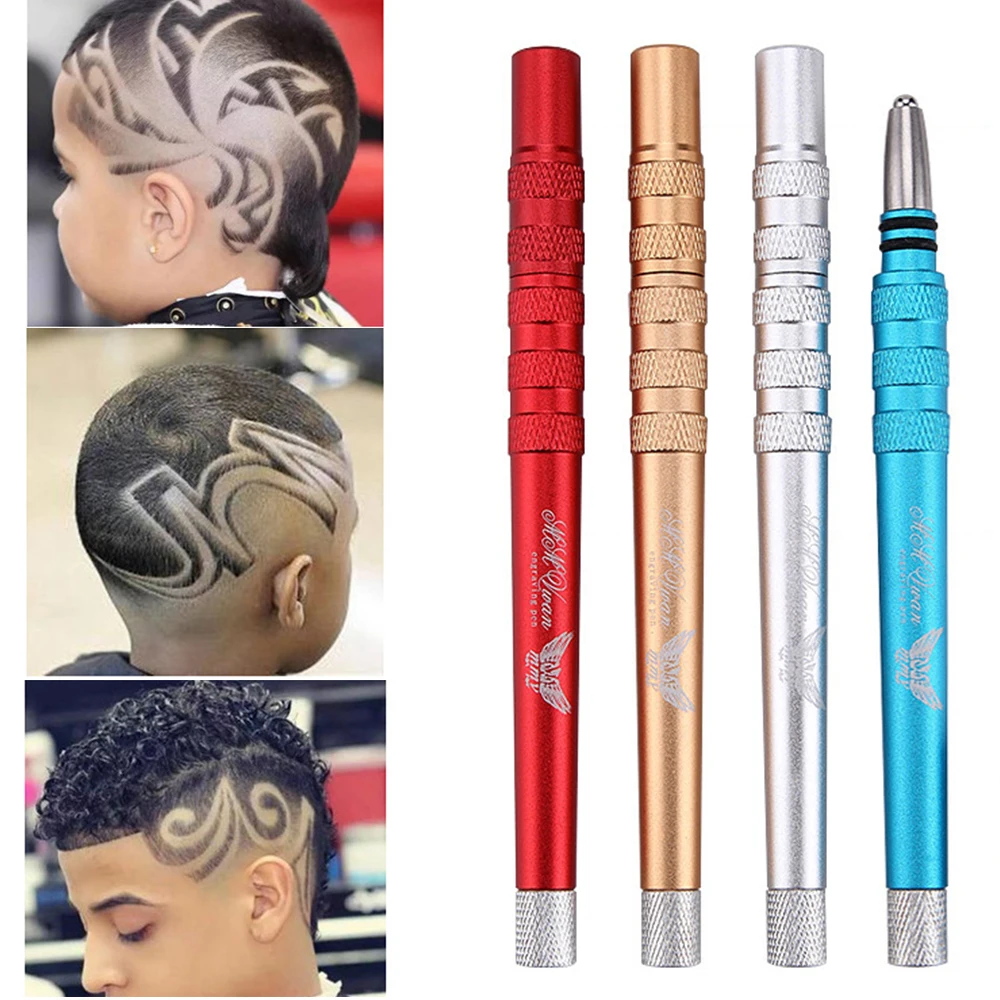 1 шт ручка с гравировкой + 20 шт. для парикмахерских ножниц волос триммер Мужская