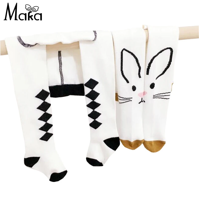 Maka Enfants Collants Pour Bebe Lapin Plaid Motif Enfant Enfants Bande Dessinee Collants Fille Nouveau Ne Bebe Garcon Coton Collants Bebe Bas Aliexpress