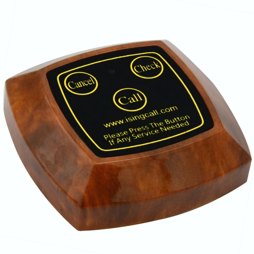 

SINGCALL Wireless Restaurant Service Paging System,guest call waiter system,with call,check,cancel keys,433Mhz,.