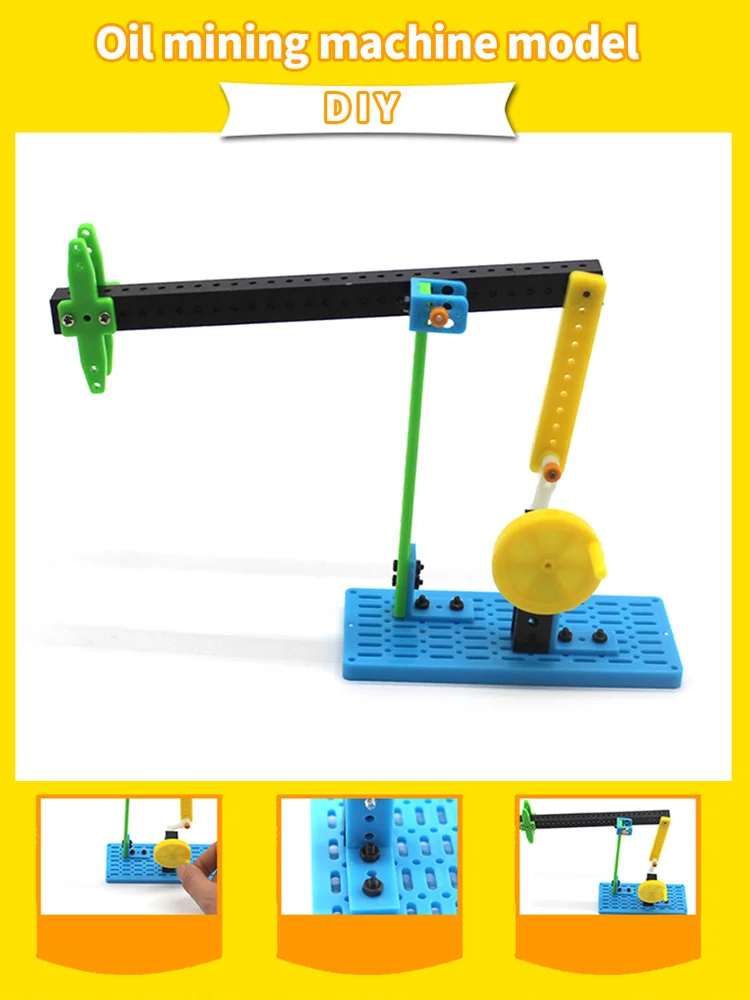 DIY научный эксперимент масляный насос топливная машина игрушки с ручным