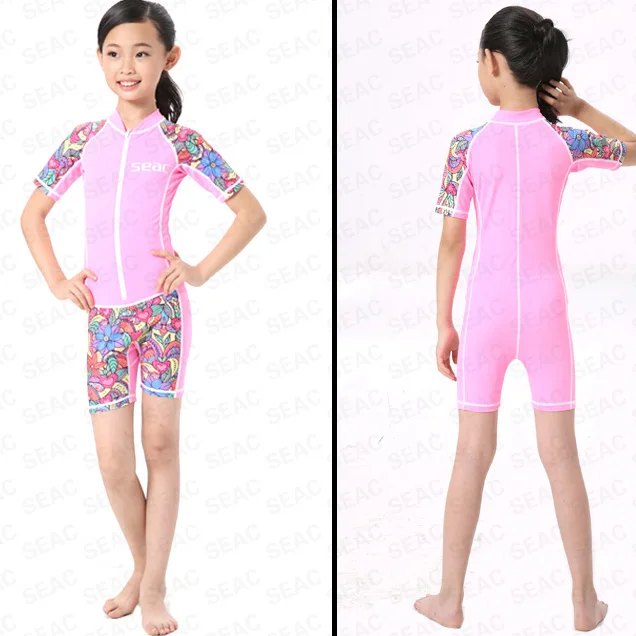 Child Scuba diving wetsuit swimming surfing Children One piece swimsuit