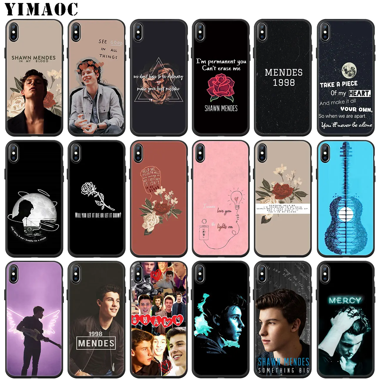 YIMAOC singer Shawn Mendes Magcon 98 мягкий силиконовый чехол для телефона iPhone 11 Pro XS Max XR X 6 6S 7 8 Plus 5