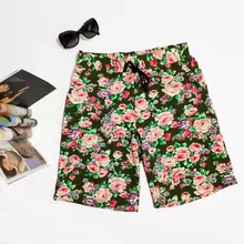 Для мужчин; пляжные брюки купальники Для мужчин большой талии брюки Увеличение Красивые шорты для плавания плавки трусы-боксеры M-2XL