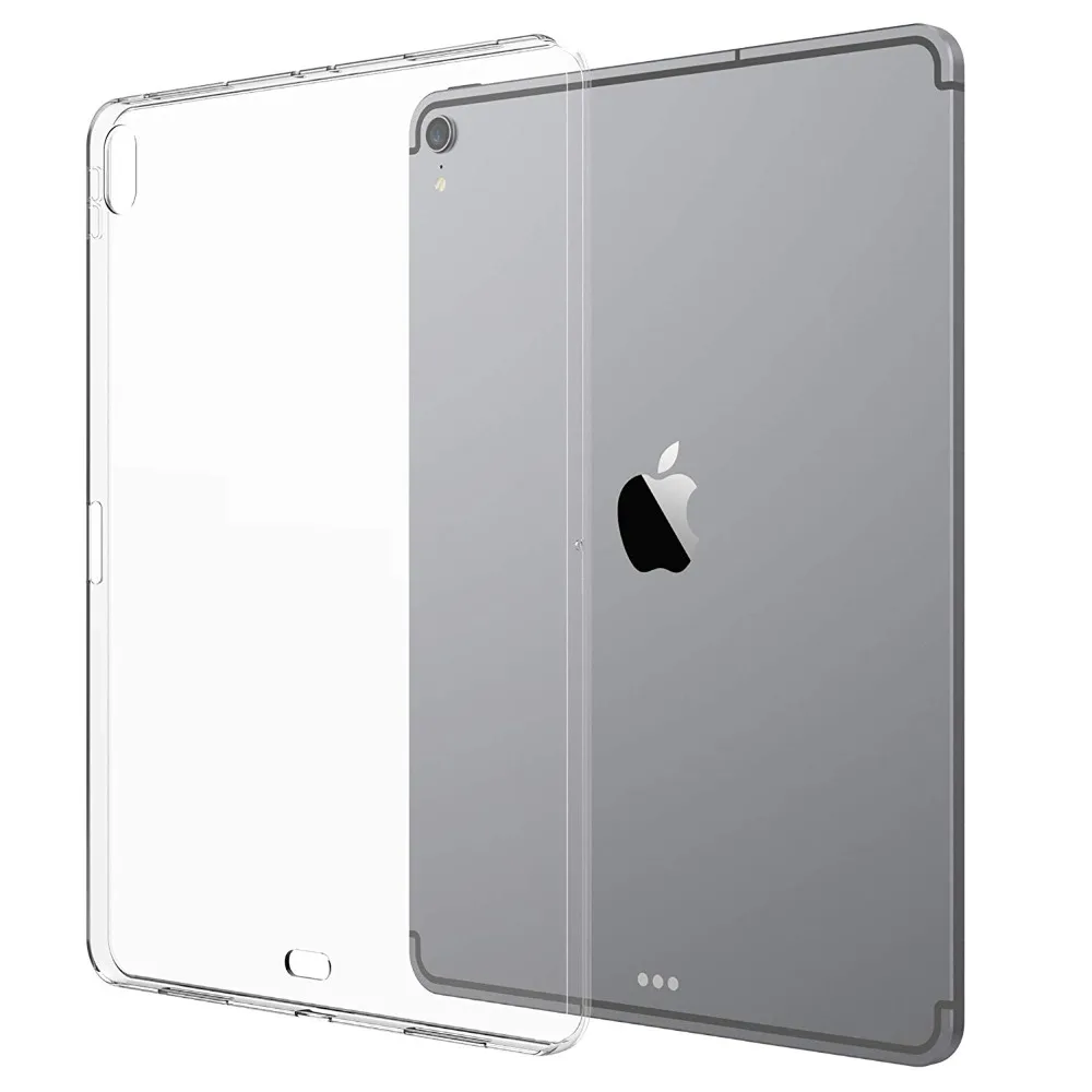 Kemile Чехол для iPad Pro 12,9 2018 3th мягкий гибкий бампер прозрачный ТПУ Резиновая задняя крышка протектор для нового iPad 12,9 чехол