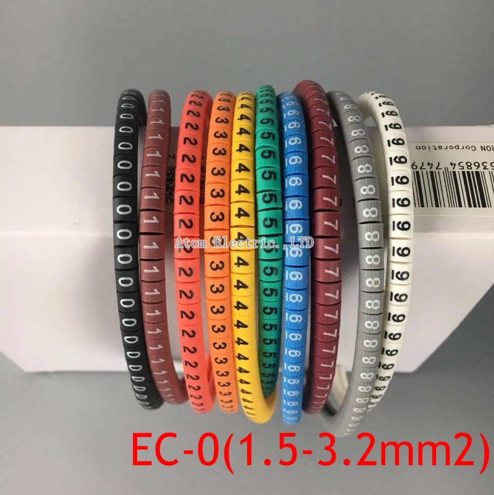 1000PCS/lot EC-0 /EC-1 /EC-2/ EC-3 Cable Markers Letter 0 to 9 (each letter 100pcs) Cable Wire Markers color цена 1000PCS/lot EC-0 /EC-1 /EC-2/ EC-3 Cable Markers Letter 0 to 9 (each letter 100pcs) Cable Wire Markers color цены онлайн
