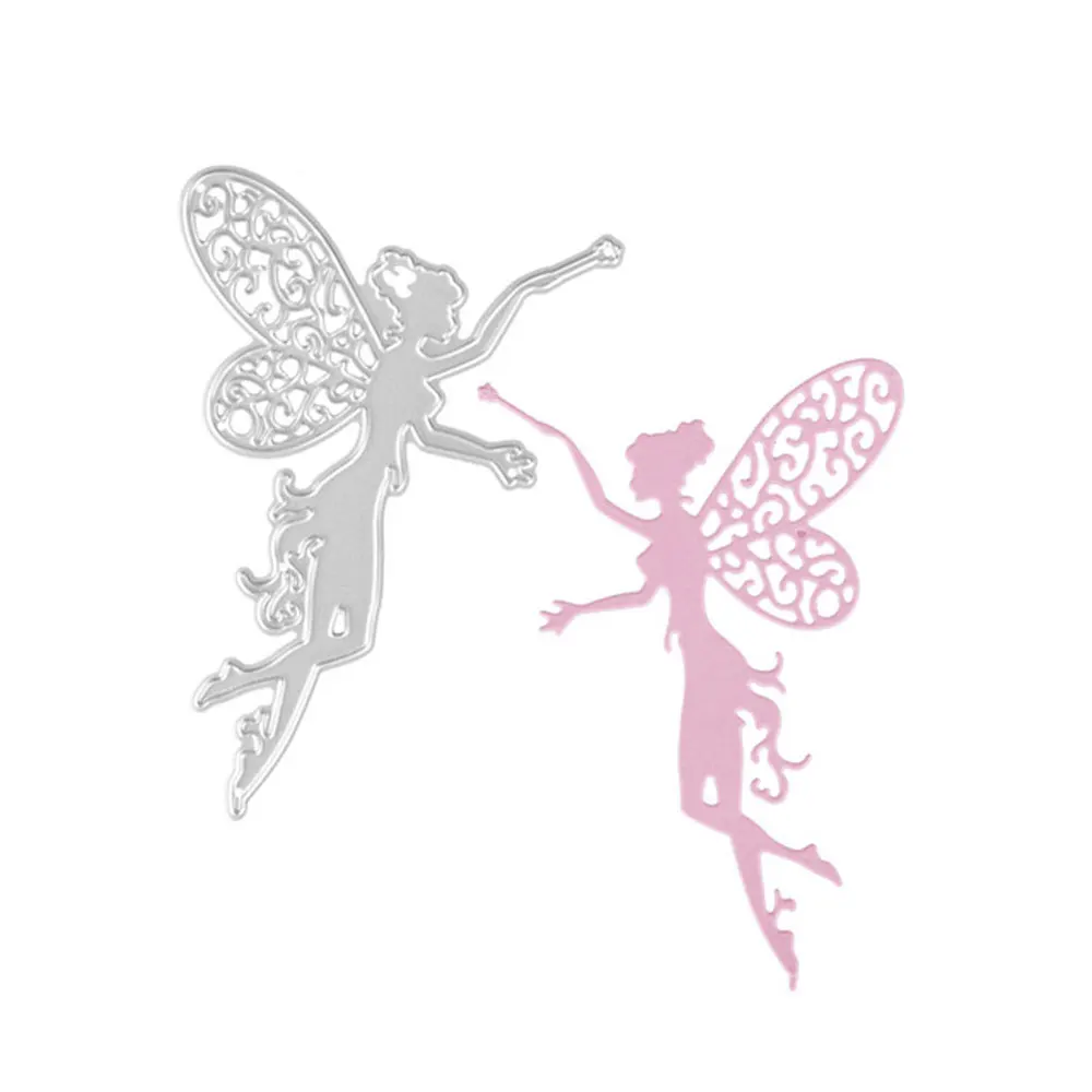 

Flower Fairy Girl Metal Cutting Dies Stencil For DIY Scrapbooking Card Embossing Craft Angel Stamps And Dies New 2019