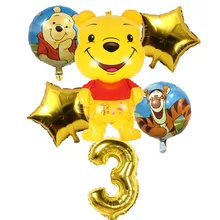 Diy Make Up Winnie the Pooh and the Honey Tree Foil Balloon Happy Birthday Decorations Air Balloons Children's Day Decoration giddy up winnie