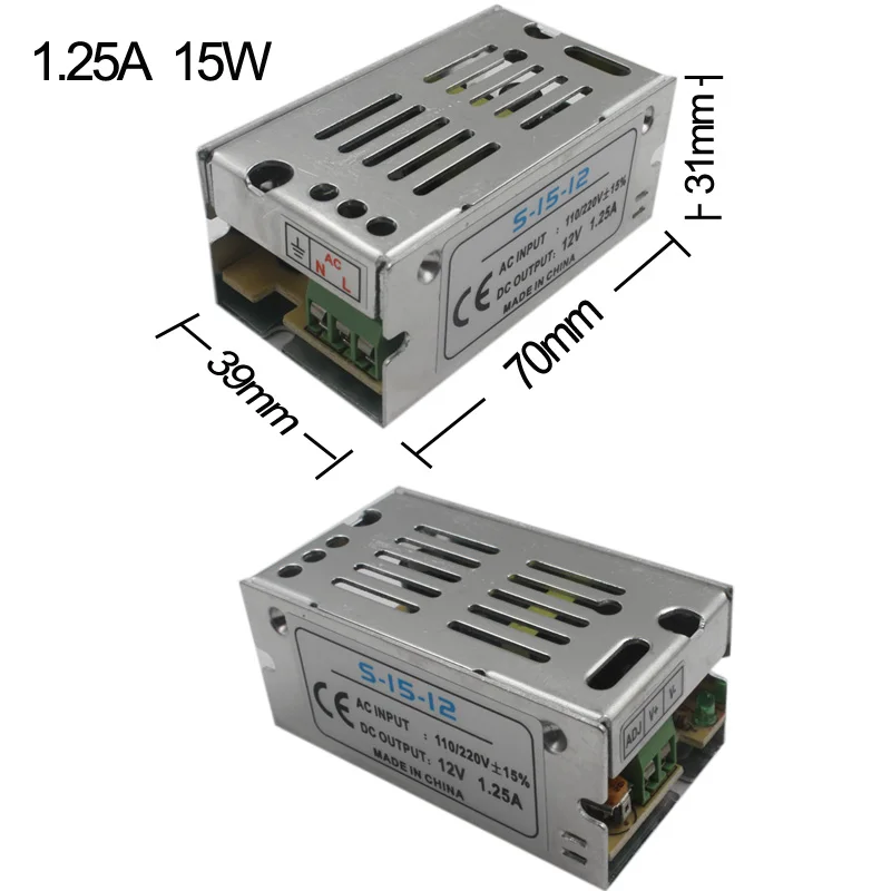 1.25A 15W led Power supply