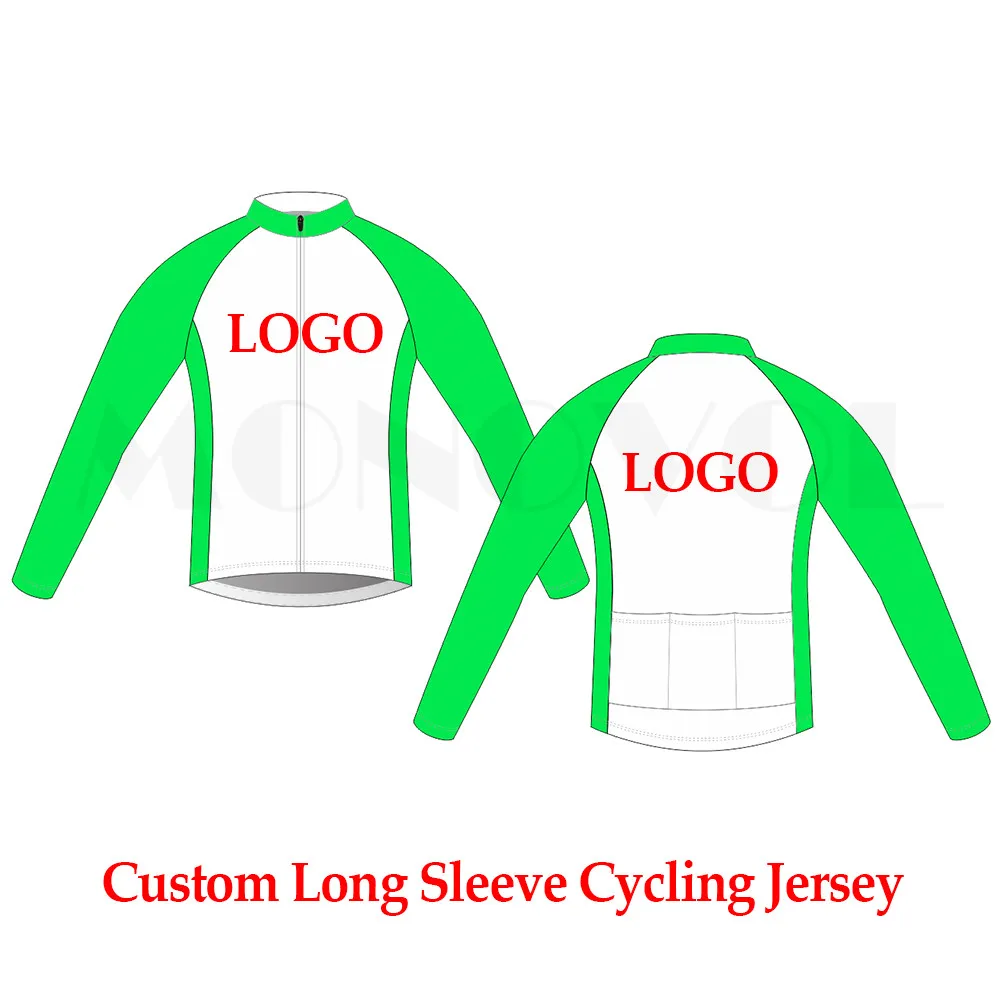 

Custom Cycling Jersey Long Sleeve Bike Jerseys Personal Customized Winter Fleece Jacket Waterproof Cycling Jackets Bike Clothes