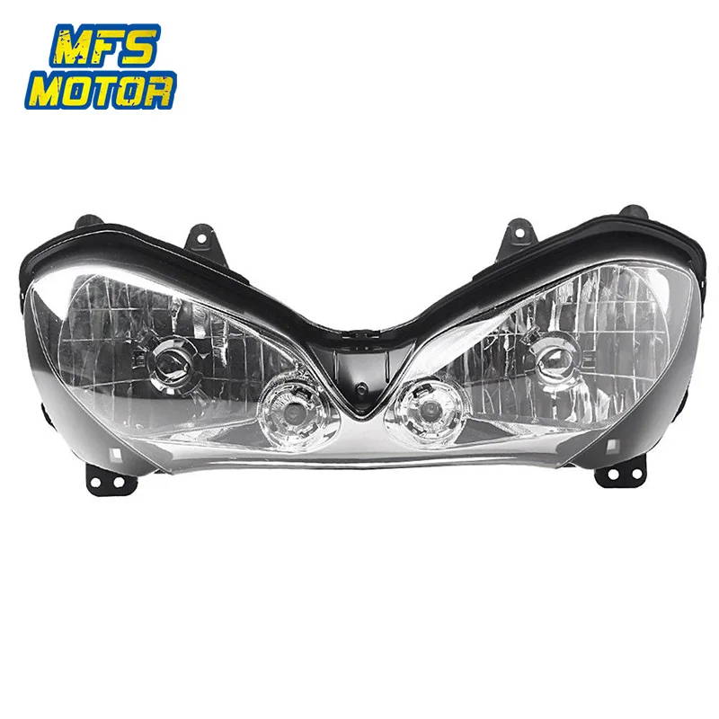 Headlight For 04-05 Kawasaki Ninja ZX-10R ZX10R Motorcycle Front Lamp Assembly Upper Headlamp Head Light Housing 2004 2005 Headlight For 04-05 Kawasaki Ninja ZX-10R ZX10R Motorcycle Front Lamp Assembly Upper Headlamp Head Light Housing 2004 2005