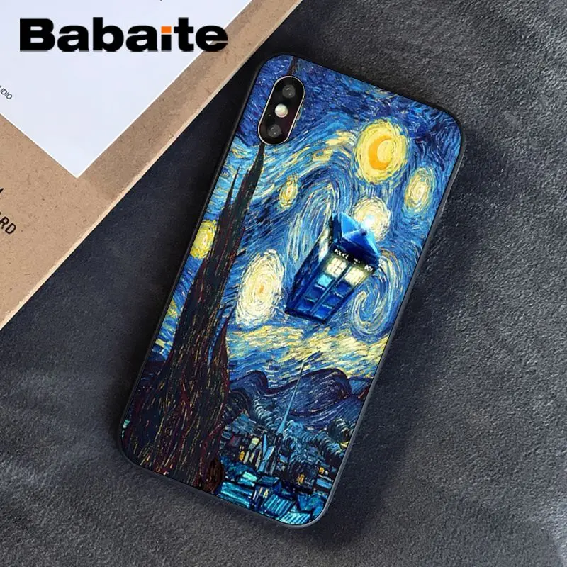 Babaite Tardis Doctor Dr Who Police Box Новинка чехол для телефона Fundas чехол для Apple iPhone 8 7 6 6S Plus X XS MAX 5 5S SE XR чехол s