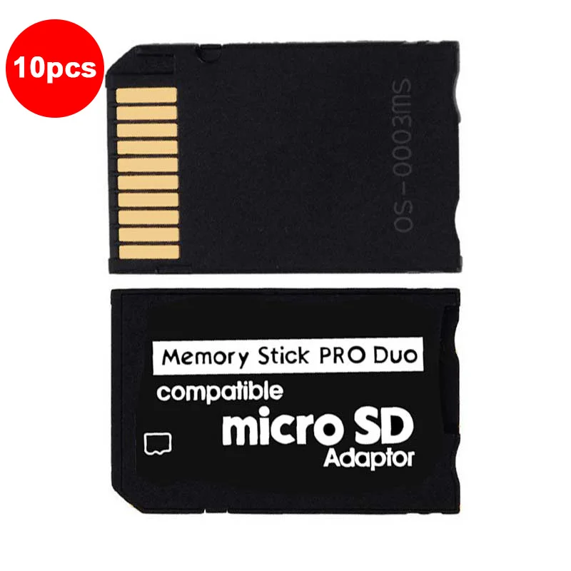

Promotion NEW 2019 ps vita 10pcs TF Card memory stick pro duo SD Card Adapter Memory Stick MS Pro Duo PSP Adapter adaptador