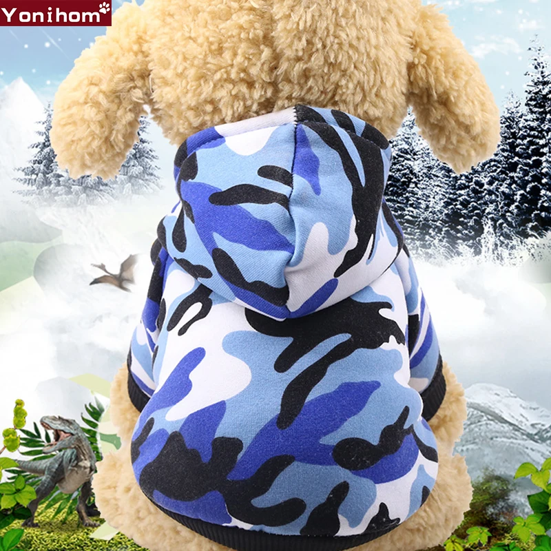 Ropas Impermeables Para Perro, Chaqueta De Invierno Para Mascotas Chaleco De Camuflaje Calido De Algodon Para Perros Pequenos Abrigo Para Cachorros Ropa De Bulldog Frances Traje De Gato 32946724975
