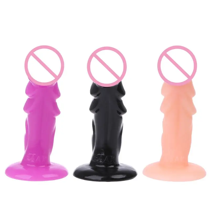 

Realistic Dildo Suction Ribbed Dildo Big Penis Sex Toy Stimulate Shop Anal plug 3 Colors