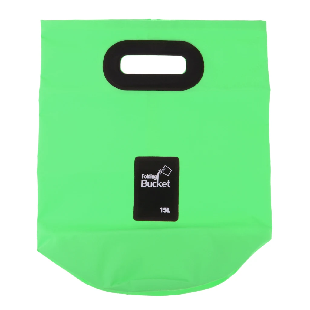 Foldable Camping Bucket Trash Can Living Room Garbage Bin Washing Laundry Picnic Lunch Bags For Women Kids 