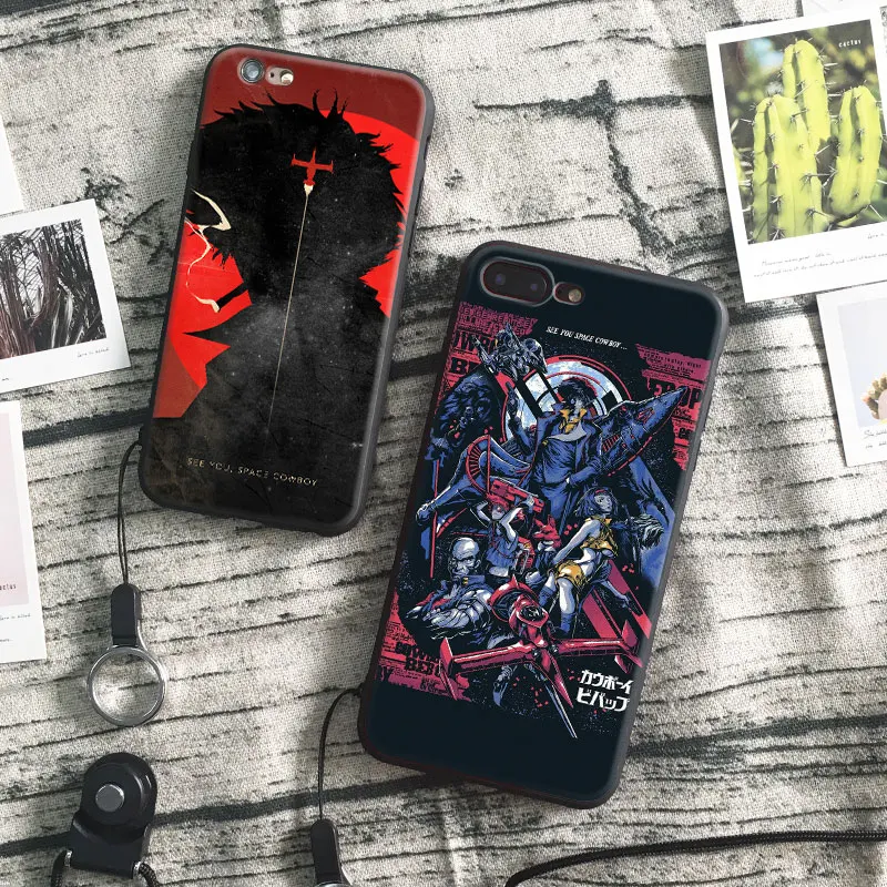 

Space Cowboy Bebop Anime soft silicone TPU Phone Case cover Shell For Apple iPhone 5 5s Se 6 6s 7 8 Plus X XR XS MAX