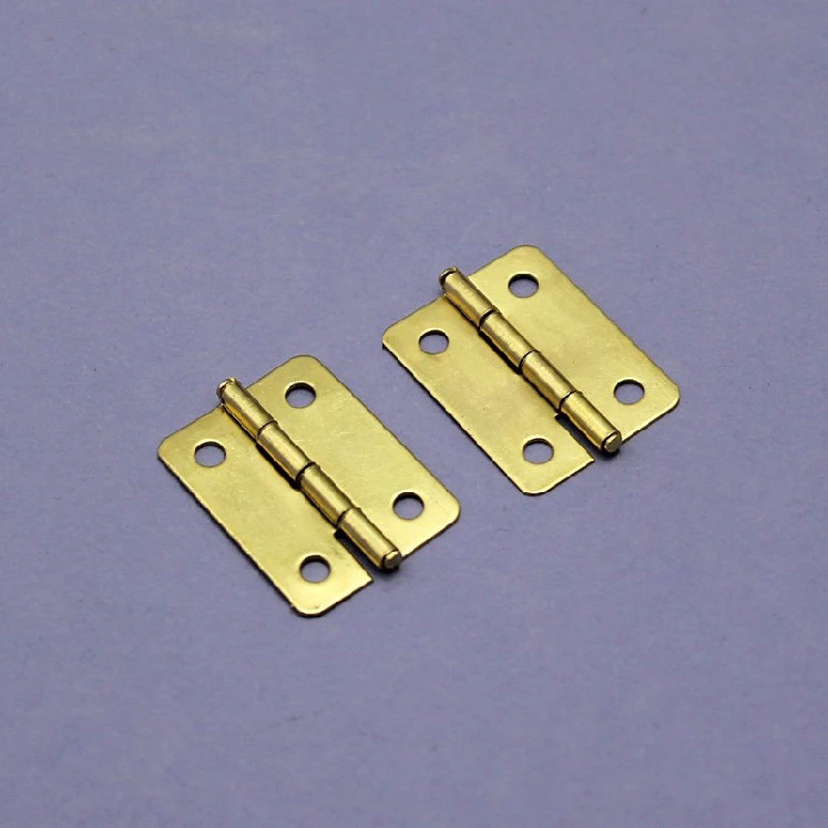Free Shipping, 2.5 x1.9cm Small Brass Hinge Miniature Hinge Mini DIY