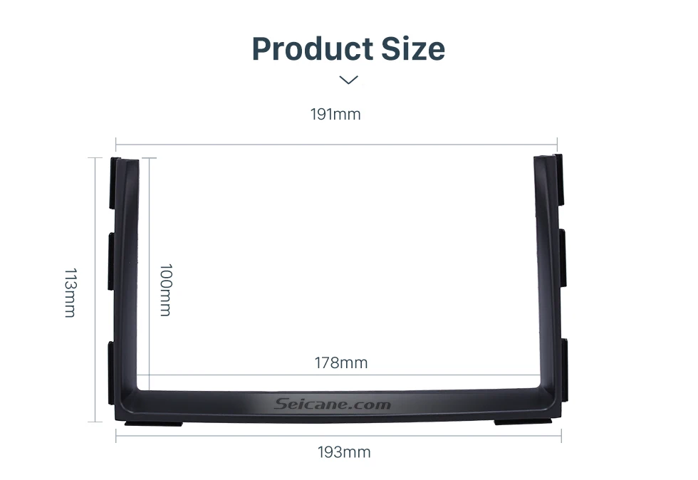 Seicane Отличный Двойной Дин радио фасции Для 2010 2011 2012 KIA CEED автомобильный DVD Gps декоративная рамка торпедное крепление объемная панель