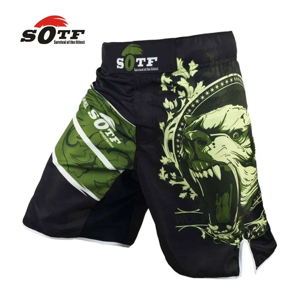 Спортивные штаны SUOTF Muay для тайского бокса mma шорты Thai bermuda fight shorts|boxing shorts|mma shortsmuay
