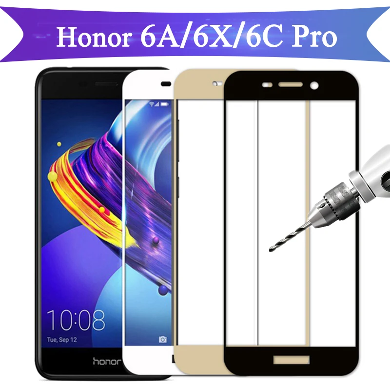 

honor 6a glass protective on the for huawei 6c pro 6x 6 c a a6 c6 x6 tempered glas armor 6cpro screen protector honer tremp film