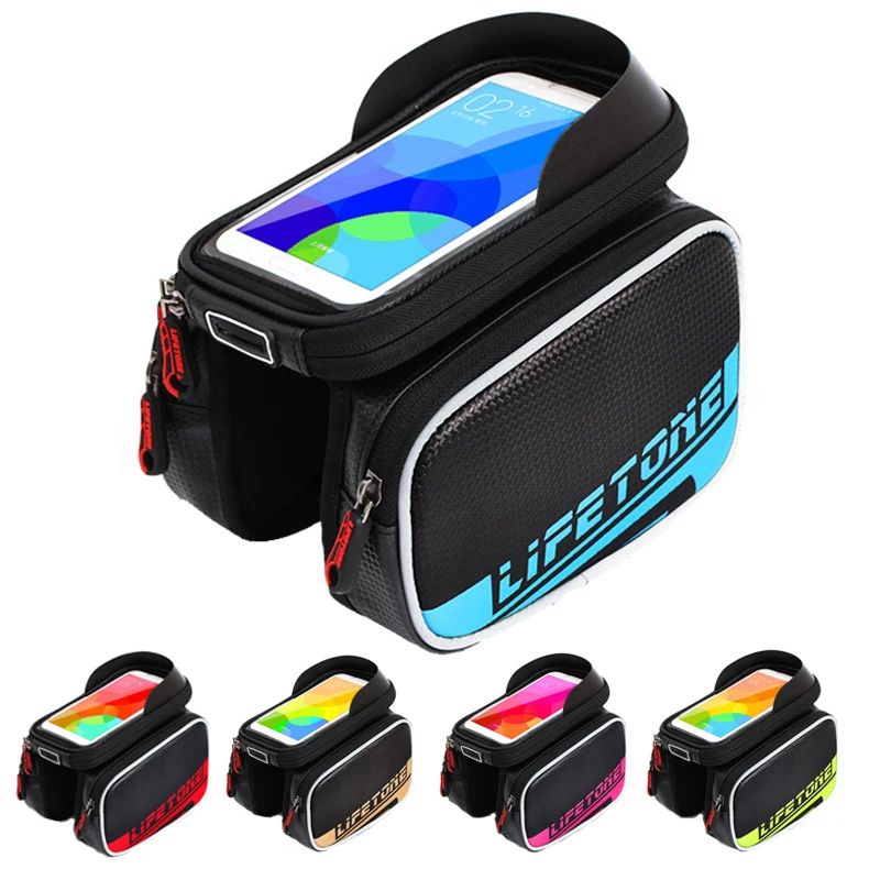imágenes para Cuatro Color Impermeable Universal de Bicicletas Soporte Para Teléfono Celular Soporte para iPhone 4 5S 6 Plus GPS Bicicleta velo Titular con el Bolso Del Teléfono imágenes para Cuatro Color Impermeable Universal de Bicicletas Soporte Para Teléfono Celular Soporte para iPhone 4 5S 6 Plus GPS Bicicleta velo Titular con el Bolso Del Teléfono