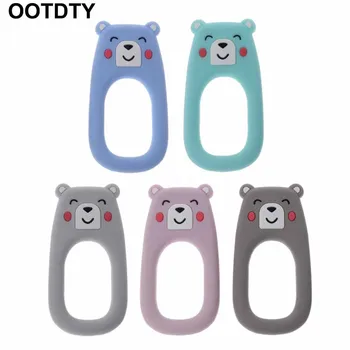 

BPA Free Silicone Beads Baby Teether DIY Necklace Chewable Teething Tooth Care