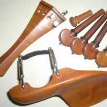 Высший сорт 4/4 Размер Скрипки установки с хвостовой канат и Chinrest brackt Скрипки части