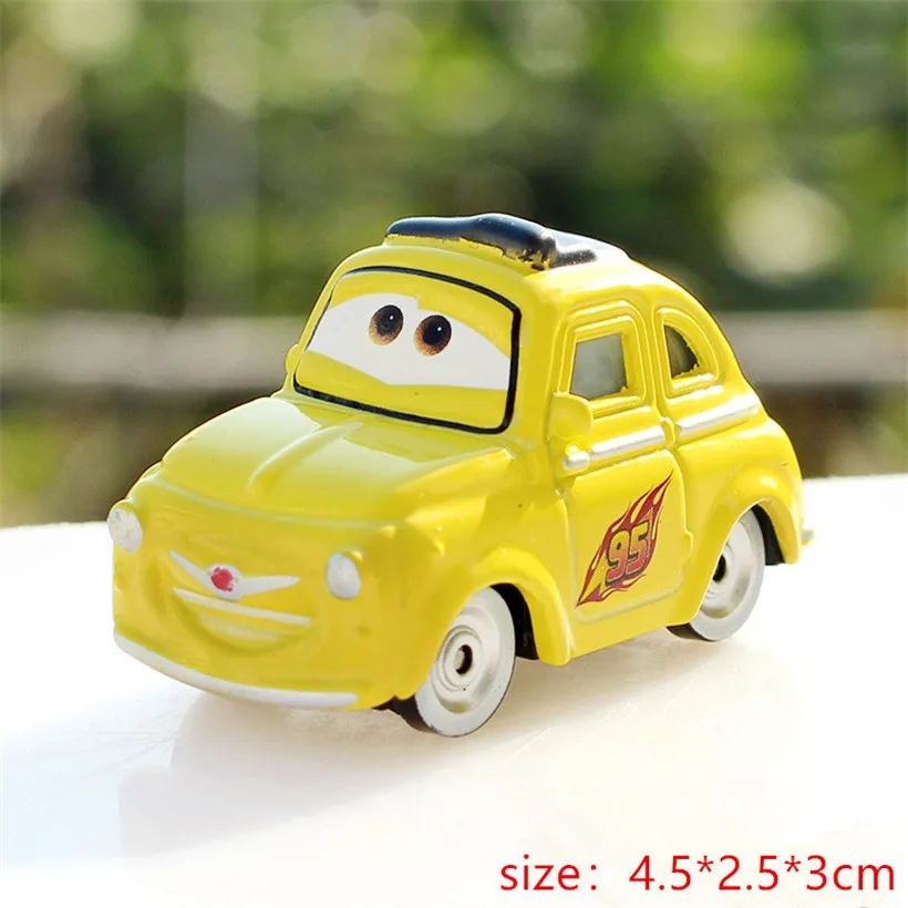 Cars Disney Pixar Cars 3 McQueen Racing Family 1:55 Metal Alloy Diecast Toy Car For Kids - Цвет: 17