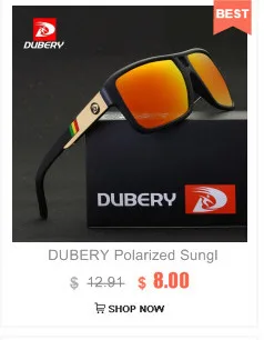 DUBERY поляризационные солнцезащитные очки для мужчин и женщин новые модные очки Винтажные Солнцезащитные очки Спортивные вождения Ретро зеркало роскошный бренд UV400