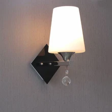 2 шт. современный минималистский модные настенные лампы спальня прикроватная лампа зеркальные передние лампы освещения FG553