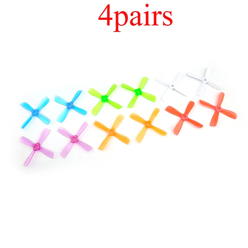 4 пары PC 3035 Pro Propeller лопасти Prop 76 мм CW CCW Props пропеллеры для 1306 1407 бесщеточный