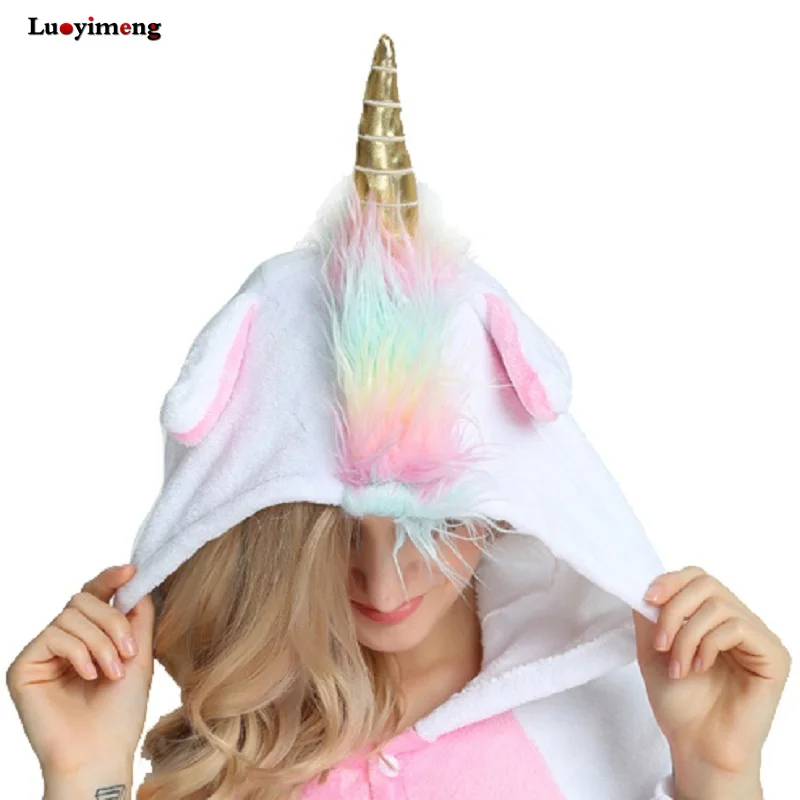 New-Carnaval-Golden-Horn-Unicorn-Onesie-Adult-Animal-Cosplay-Costume-Winter-Soft-Flannel-Unicornio-Pijamas-For (4)