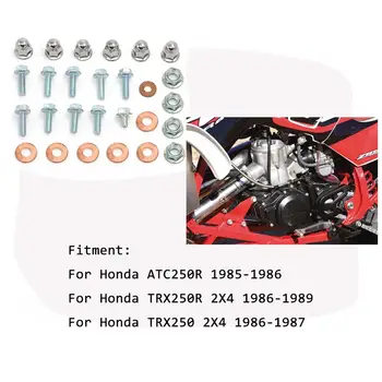 

For HONDA TRX250R TRX 250 R 250R FOURTRAX FOUR TRAX ATC250R ATC 250 R 250R 86 - 89 ENGINE BOLT Nuts KIT TOP END Cylinder Head