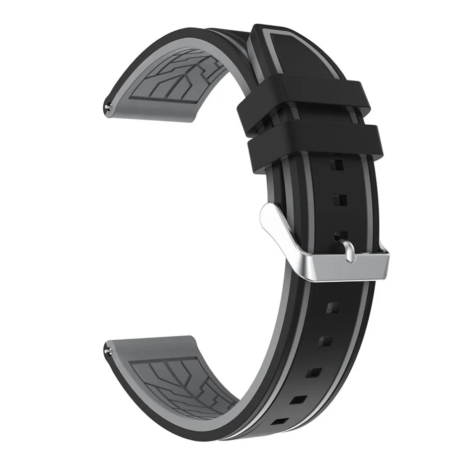 Ouhaobin модный спортивный ремешок Смарт часы силиконовый браслет ремешок для samsung gear S3 Frontier Наручные Ремни Oct31 - Цвет: A