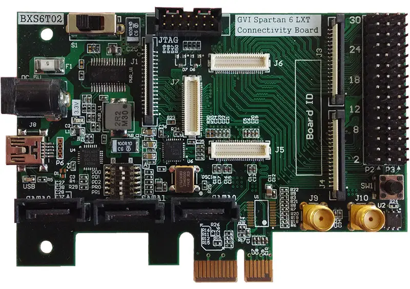 

(backplane)Spartan 6 XC6SLX45T, Xilinx Development Board, PCIe Development Board, SATA II